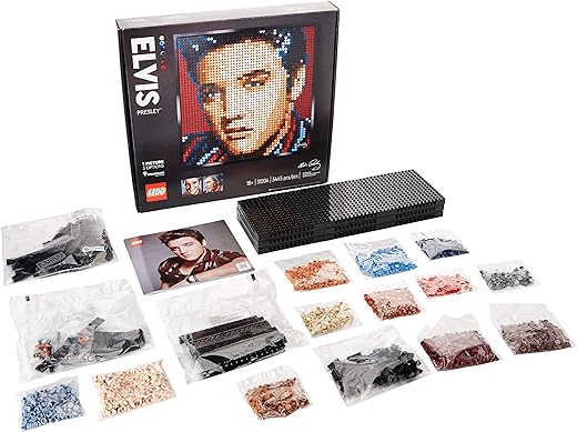 LEGO Art Elvis Presley The King 31204 Building Kit for Adults (3445 Pieces)