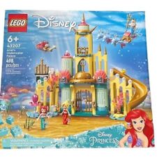 Lego Disney Princess 43207 Ariels Underwater Palace King Triton Retired New Gift