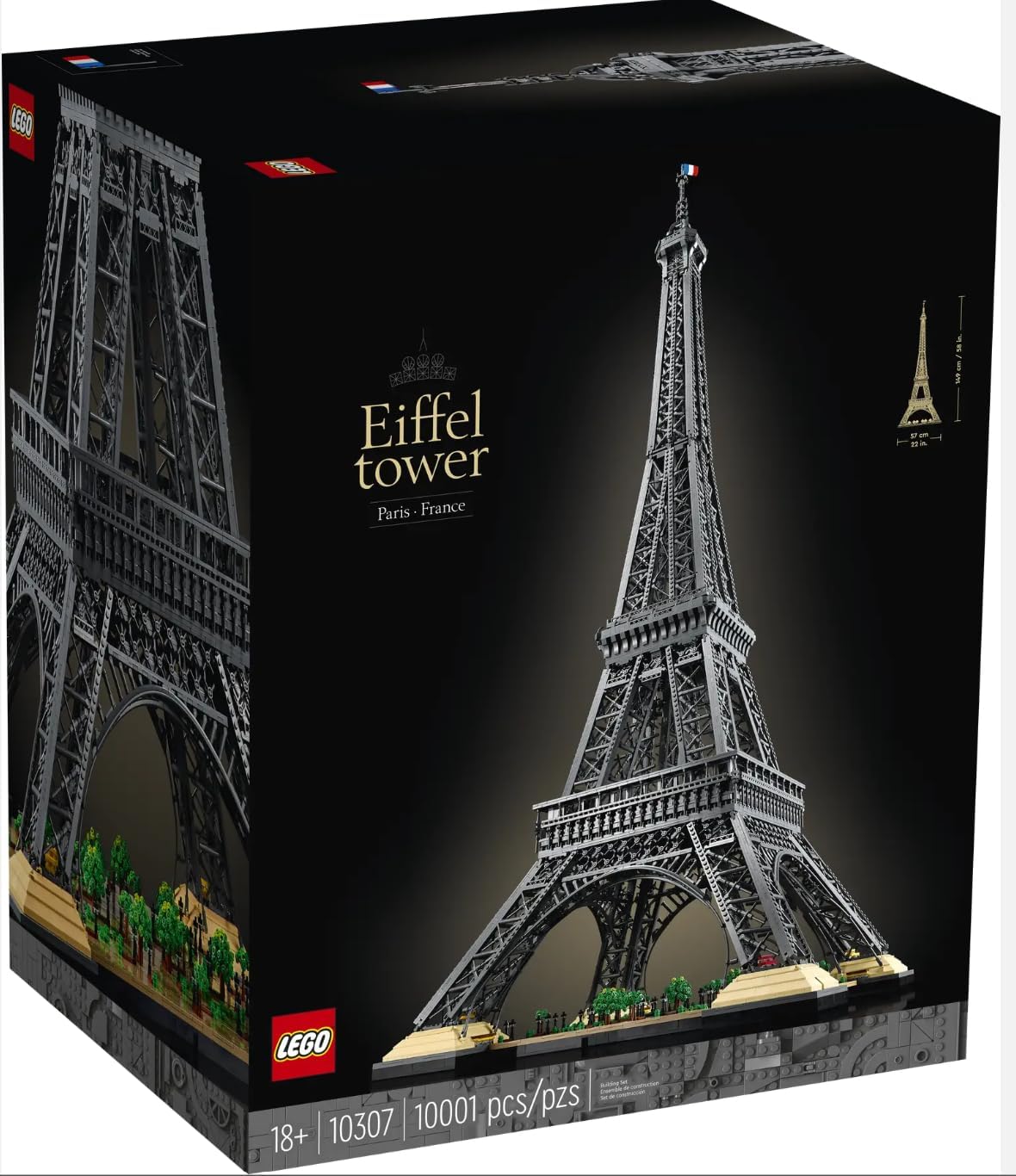 LEGO Brand Toy Building Block Set - LEGO Eiffel Tower 10001 Pieces, Unique Building Experience for Ages 36 and Up