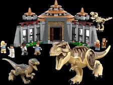 LEGO Jurassic Park Visitor Center: T. rex & Raptor Attack 76961, 100% No Box