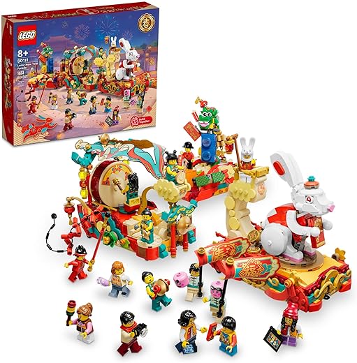 LEGO Lunar New Year Parade 80111 Building Toy Set; for Kids, Boys and Girls Ages 8+ (1,653 Pieces)
