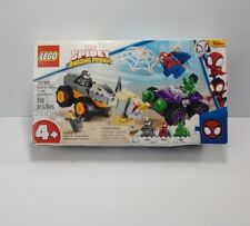 LEGO® Marvel Spidey and His Amazing Friends Hulk vs. Rhino Truck Showdown 10782