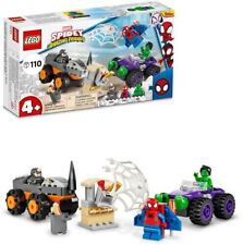 LEGO Marvel Spidey & His Amazing Friends Hulk vs. Rhino Truck Showdown 10782