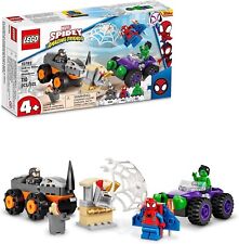 NEW LEGO® Marvel Spidey & His Amazing Friends Hulk vs Rhino Truck Showdown 10782