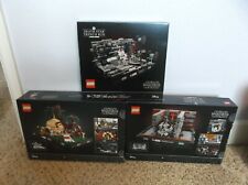 NEW LEGO Star Wars Diorama Collection Lot of 3 Sets (#75339, #75330 and #75329)