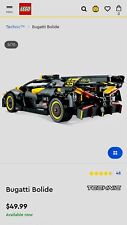 Bugatti Bolide LEGO Technic Racing Car - 42151 - New in Box