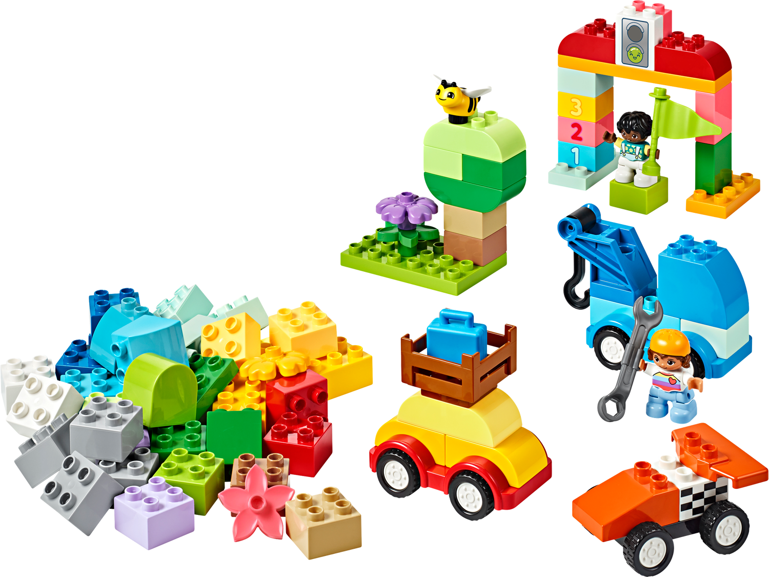 Cars and Trucks Brick Box
