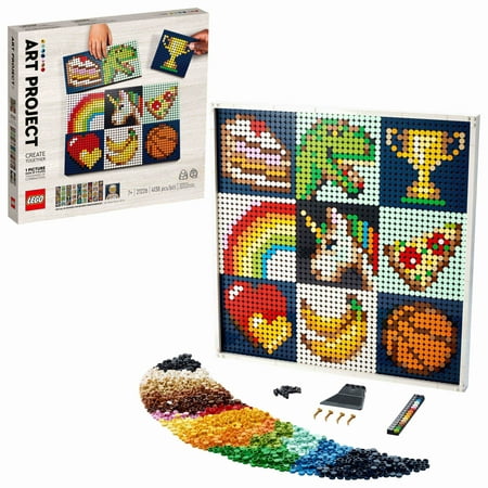 LEGO Art: Art Project – Create Together 21226 Building Kit (4,138 Pieces)