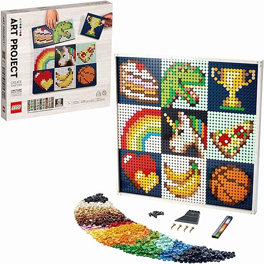 LEGO Art: Art Project – Create Together 21226 Building Kit; A Great Creative Opportunity to Make Fun Wall Art (4,138 Pieces)