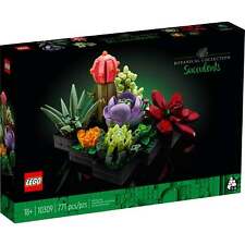 LEGO Botanical Collection: Succulents [771 Piece Building Kit #10309, Ages 18+]