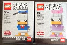 LEGO Brickheadz Disney 40476 Daisy Duck & 40377 Donald Duck Brand New in Box