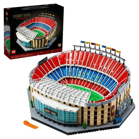 LEGO Camp Nou – FC Barcelona 10284 Building Kit; Build a Displayable Model Version of the Iconic Soccer Stadium (5,509 Pieces)