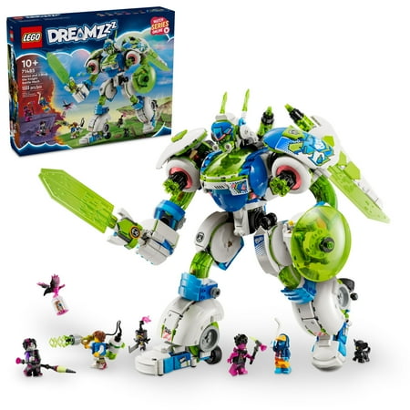 LEGO DREAMZzz Mateo and Z-Blob the Knight Battle Mech Toy, Rebuildable Space Ship Toy and Robot with 3 Modes, Playset for Boys and Girls Ages 10 and Up, Fantasy Gift for Kids, Space Shuttle Toy, 71485