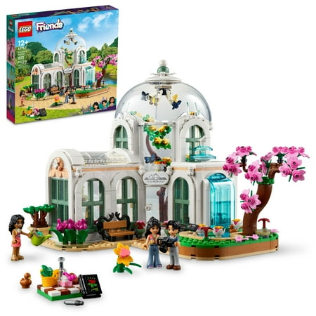 LEGO Friends Botanical Garden Building Toy Set, A Creative Project for Ages 12+, Build and Display a Detailed Greenhouse Scene, A Gift for Kids and Teens Who Love Flowers and Plants, 41757