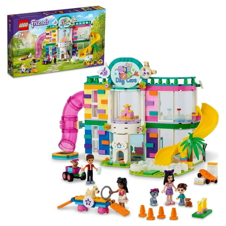 LEGO Friends Pet Day-Care Center 41718 Animal Set, Heartlake City Toy, Birthday Gifts for Kids, Girls and Boys 7 Plus Years Old, with Doggy Figure & 3 Mini Dolls