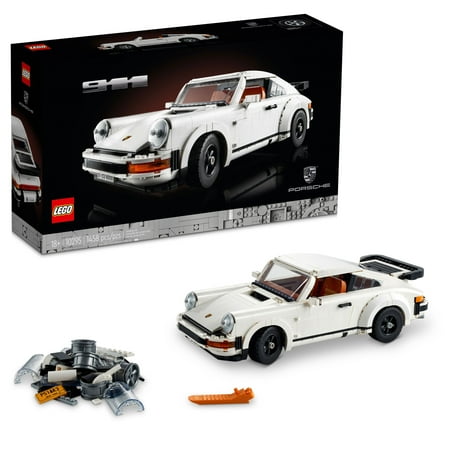 LEGO Icons Porsche 911 10295, Collectible Turbo Targa Model Car Building Kit, 2in1 Porsche Race Car Set for Adults and Teens to Build, Gift Idea