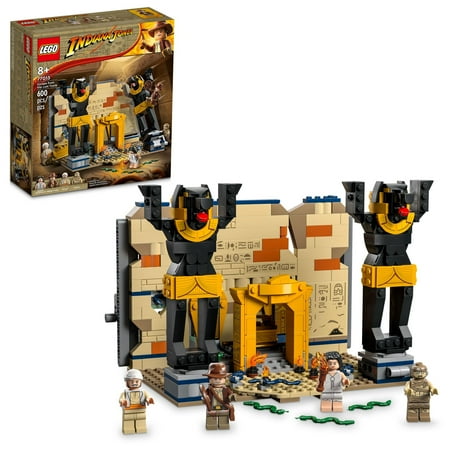LEGO Indiana Jones Escape from the Lost Tomb 77013 Building Toy, Featuring a Mummy and an Indiana Jones Minifigure from Raiders of the Lost Ark Movie, Gift Idea for Kids 8 Years Old