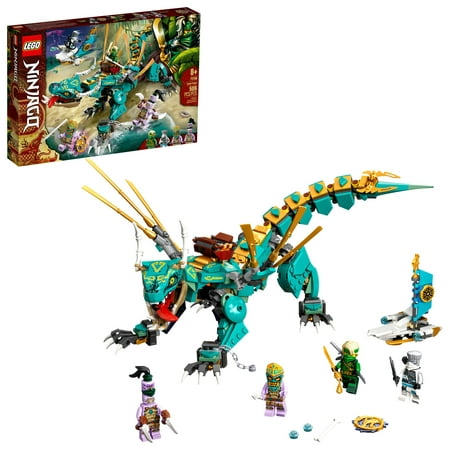 LEGO NINJAGO Jungle Dragon 71746 Building Toy Ninja Playset (506 Pieces)