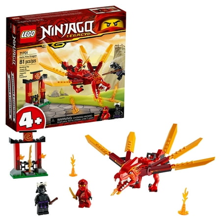 LEGO NINJAGO Legacy Kai’s Fire Dragon 71701 Building Kit (81 Pieces)