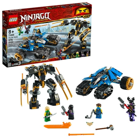 LEGO NINJAGO Legacy Thunder Raider 71699 Ninja Mech Adventure Toy Building Kit (576 Pieces)