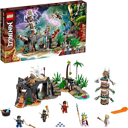 LEGO NINJAGO The Keepers' Village 71747 Building Kit; Ninja Playset Featuring NINJAGO Cole, Jay and Kai; Cool Toys for Kids Aged 8 and Up Who Love Ninjas and Creative Play, New 2021 (632 Pieces)