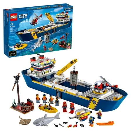 LEGO Ocean Exploration Ship 60266 Building Set (745 Pieces)