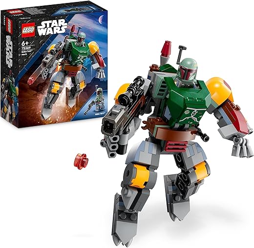 LEGO Star Wars 75369 Boba Fett Robot Buildable Figure with Blaster Tenon Launcher and Jetpack