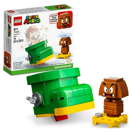 LEGO Super Mario Goomba’s Shoe Expansion Set 71404, Collectible Toy Game, with Goomba Figure, Gifts for Kids, Boys, Girls 6 Plus Year Old