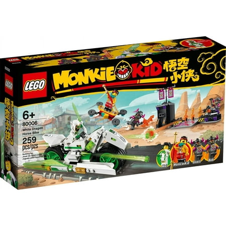 Monkie Kid White Dragon Horse Bike Set LEGO 80006