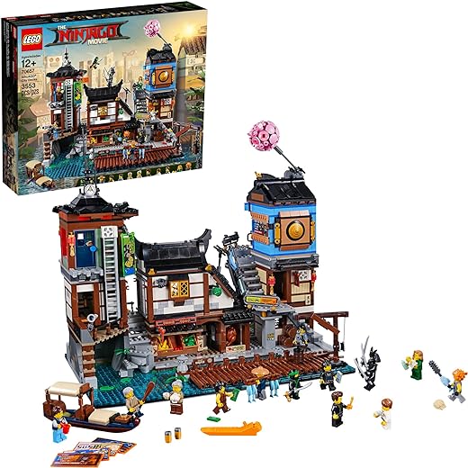 THE LEGO NINJAGO MOVIE NINJAGO City Docks 70657 Building Kit (3553 Pieces)